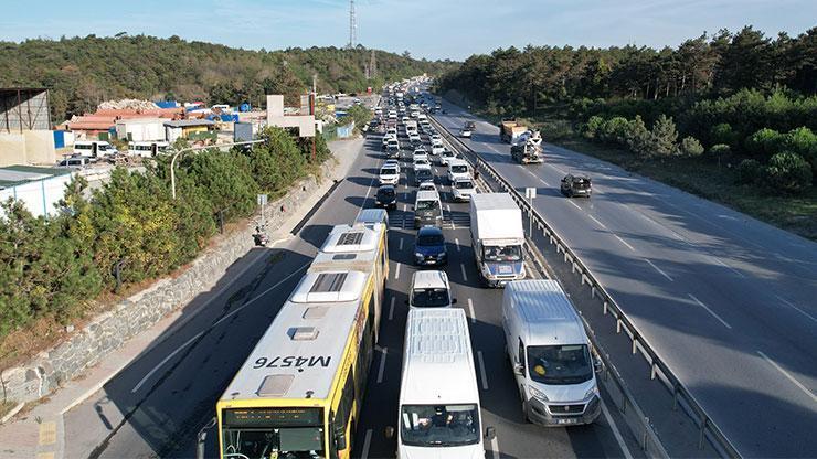 1 hafta süren yol çalışması sürücülerin kabusu oldu