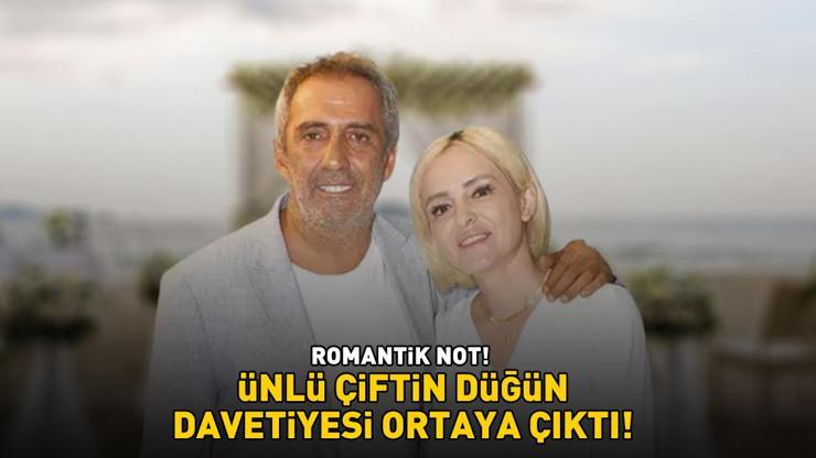 ROMANTİK NOT Yavuz Bingöl – Nilşah Ağaoğlu çiftinin düğün davetiyesi ortaya çıktı