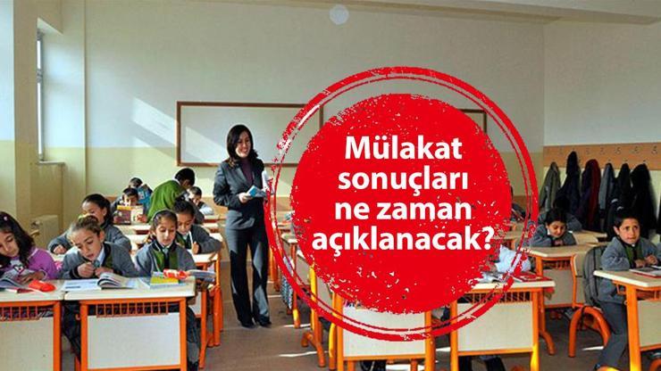 Sözleşmeli öğretmenlik mülakat sonuçları 2024 ne zaman açıklanacak İşte son durum