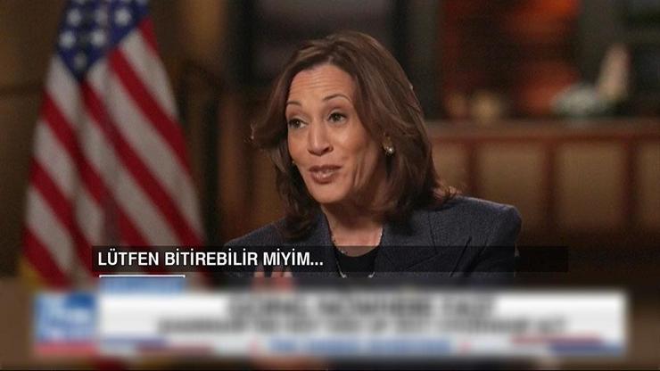 Kamala Harris kendisini en çok eleştiren TVye konuştu Dikkat çeken Biden açıklaması...