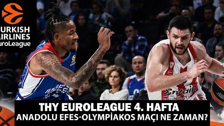 Anadolu Efes - Olympiakos maçı ne zaman, saat kaçta, hangi kanalda