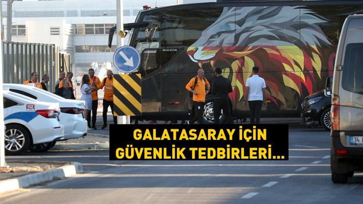 Galatasaray’a Antalya’da yoğun güvenlik önlemi