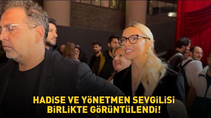 Hadise ve yönetmen sevgilisi Şenol Sönmez yan yana ÜNLÜ ÇİFT SESSİZLİĞİNİ KORUYOR