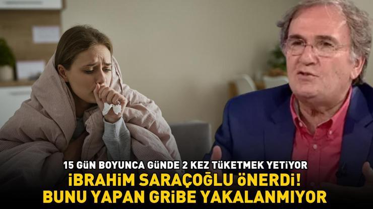 BUNU YAPAN GRİBE YAKALANMIYOR İbrahim Saraçoğlu uyardı Ateş, öksürük, boğaz ağrısı ve burun akıntısı kabusunuz olmasın