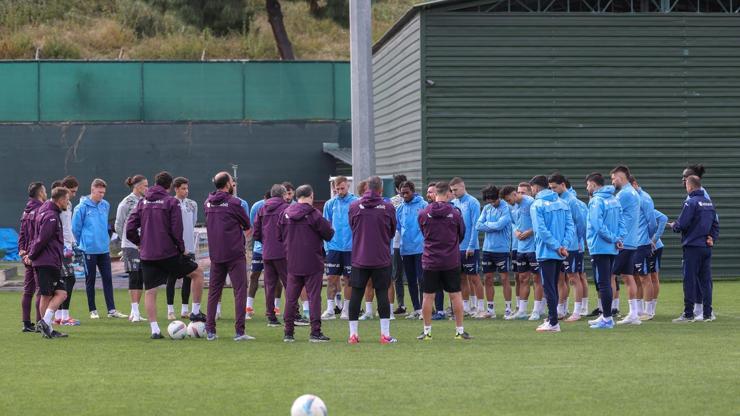 Trabzonspor, Göztepe maçı hazırlıklarına ara vermeden başladı