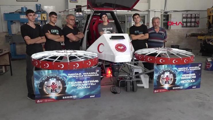 İnsanlı ilk yardım dronu Teknofestte dikkat çekmişti… İki ödül birden aldı