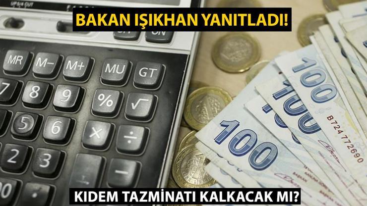 Tamamlayıcı Emeklilik Sistemi (TES) sonrası kıdem tazminatı kalkacak mı Bakan Işıkhan yanıtladı