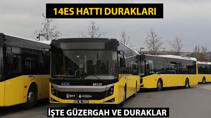 14ES  Durakları İETT 14ES Otobüs Durakları İsimleri, 14ES Hat Güzergahı...