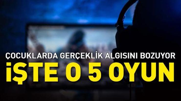 13 yaş altı çocukların kesinlikle oynamaması gereken 5 oyun Uzmanlar uyardı: Gerçeklik algısını bozuyor