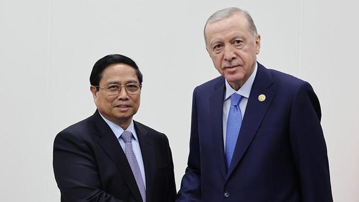 Cumhurbaşkanı Erdoğan, Vietnam Başbakanı ile görüştü