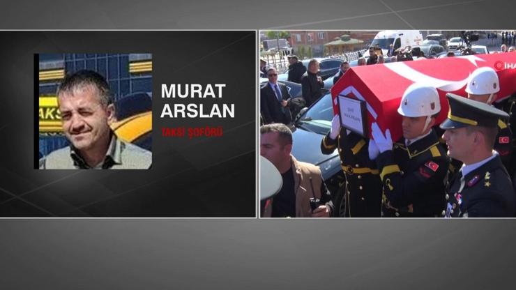 VİDEO | Şehit taksici Murat Arslana veda