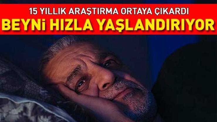 15 YILLIK ARAŞTIRMA: Beyni hızla yaşlandırdığı ortaya çıktı... Özellikle 40lı yaşlara dikkat