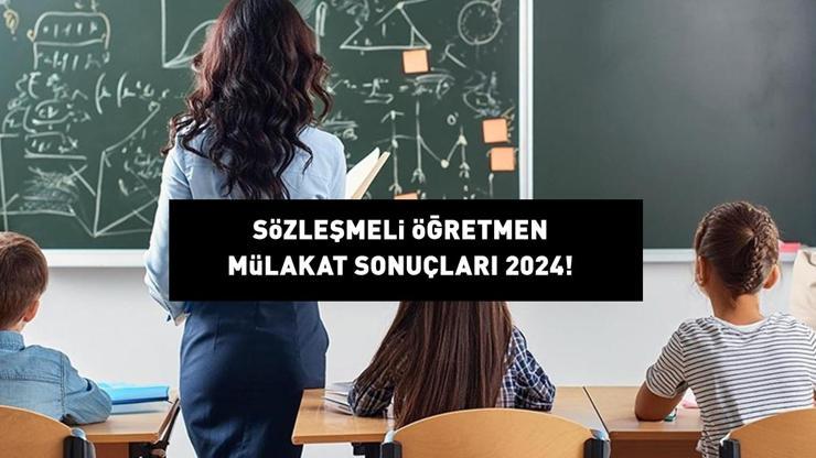 SÖZLEŞMELİ ÖĞRETMENLİK MÜLAKAT SONUÇLARI 2024 AÇIKLANDI | MEB 20 bin öğretmenlik mülakat sonuçları nasıl öğrenilir e-Devlet Turkiye.gov.tr ekranı