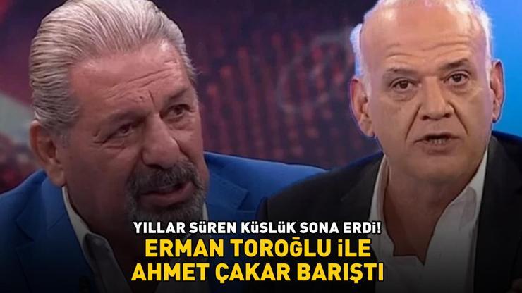 YILLAR SÜREN KÜSLÜK SONA ERDİ Erman Toroğlu ve Ahmet Çakar barıştı