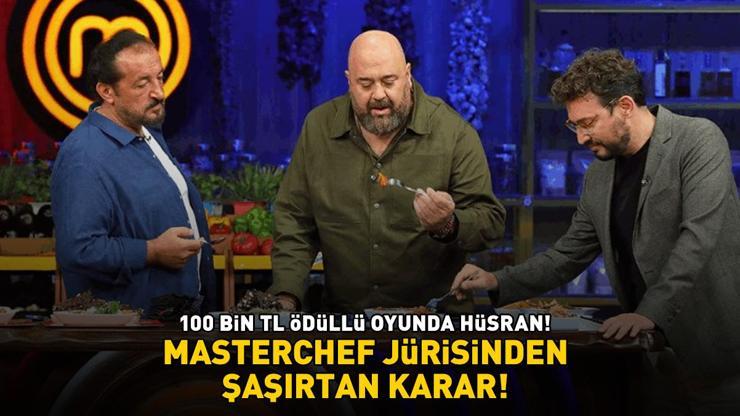 MasterChefte 100 bin TL ödüllü oyunda hüsran Şeflerin kararı bakın ne oldu...