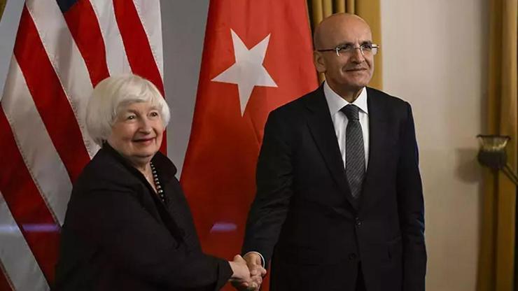 Bakan Mehmet Şimşek ABDli mevkidaşı Yellen ile görüştü