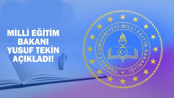 Ara tatil seminerleri online mı olacak Milli Eğitim Bakanı Yusuf Tekin açıkladı