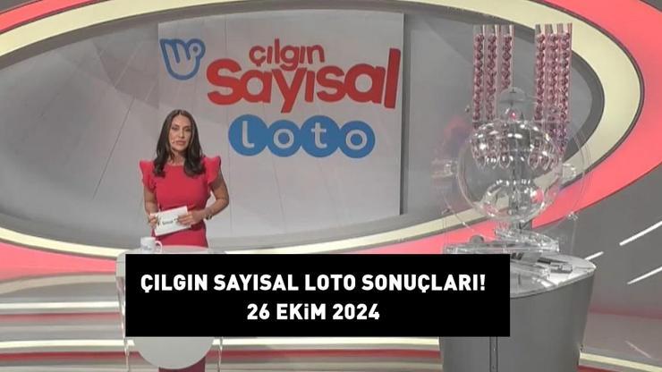 ÇILGIN SAYISAL LOTO SONUÇLARI AÇIKLANDI 26 EKİM 2024 Çılgın Sayısal Loto sonuçları nasıl öğrenilir  Milli Piyango Online sonuç sorgulama