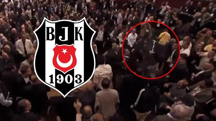 SON DAKİKA | Beşiktaş Genel Kurulunda yumruk yumruğa kavga çıktı Sandalyeler havada uçuştu...