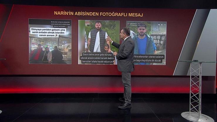 Narinin abisinden fotoğraflı mesaj Paylaştıktan 45 dakika sonra sildi