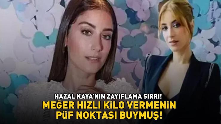 Aşk-ı Memnunun Nihali Hazal Kayanın Zayıflama Sırrı Kim Der 2 Çocuk Annesi Meğer Hızlı Kilo Vermenin Püf Noktası Buymuş