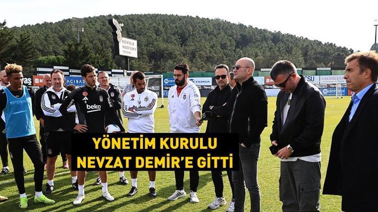 Beşiktaş Yönetimi’nden takıma moral ziyareti