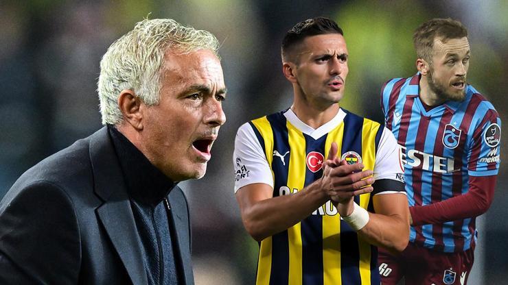 Jose Mourinhonun Trabzonspor maçı planı belli oldu Portekizli hoca iki isme özel önlem alacak...