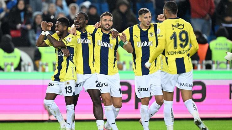 Trabzonda müthiş maçta kazanan Fenerbahçe