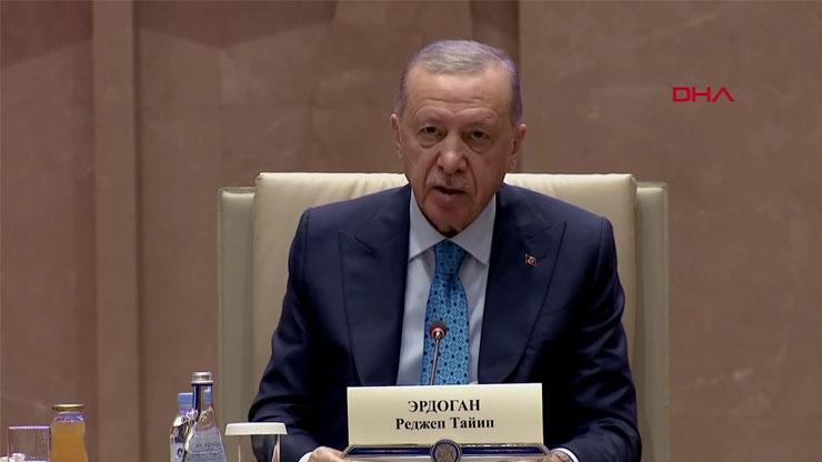 SON DAKİKA... Cumhurbaşkanı Erdoğandan Kırgızistanda net mesaj: İsrail küresel sistemi tehdit ediyor | Video Haber