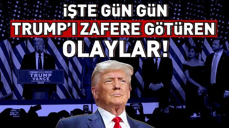 İşte gün gün Trumpı zafere götüren olaylar...