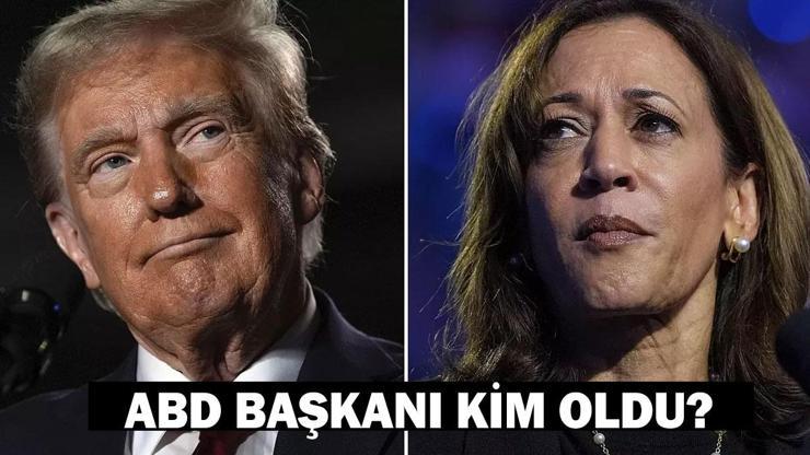 ABD BAŞKANI KİM OLDU 2024 ABD seçim sonuçları oy oranları: Trump’ın ve Harris’in kazandığı eyaletler