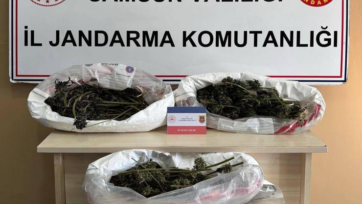 Samsun’da 627 gram kubar esrar ele geçirildi; şüpheli aranıyor