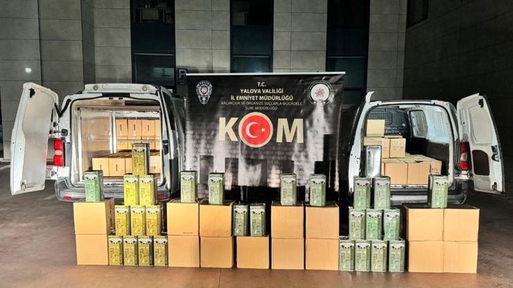 Yalova'da kaçakçılığı 3 gözaltı