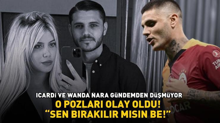 Galatasarayın yıldızı Icardiden olay poz Wanda Naranın darbesi ile sarsılmıştı SEN BIRAKILIR MISIN BE