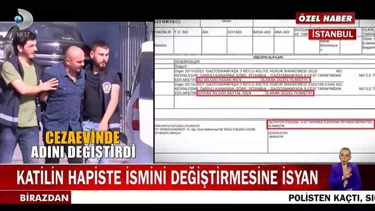 Serdar Çekiçin katili cezaevinde ismini nasıl değiştirdi