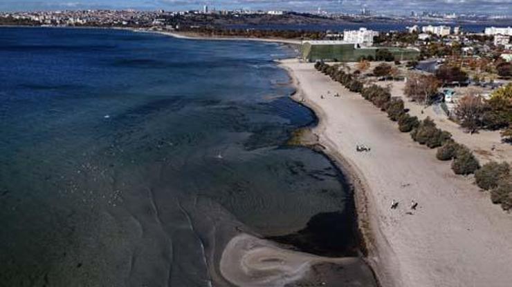 İstanbul’da deniz suyu çekildi