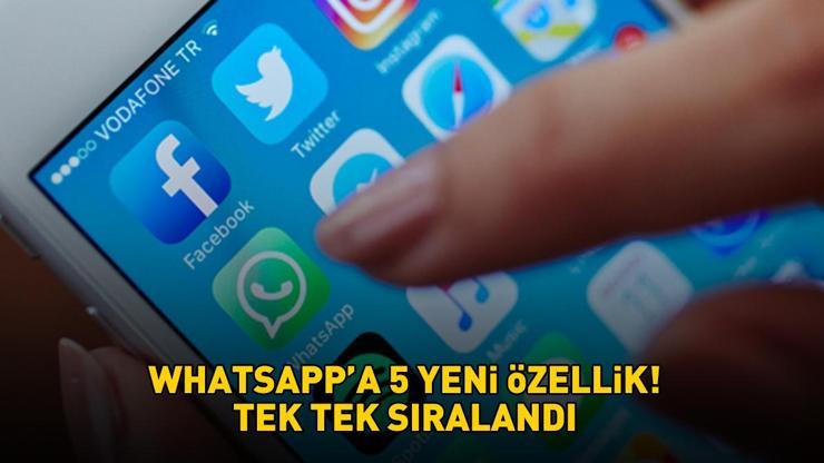 WHATSAPPA 5 YENİ ÖZELLİK 2,33 milyarın üzerinde aktif kullanıcısı var Meğer Instagram’daki o fonksiyonlar…