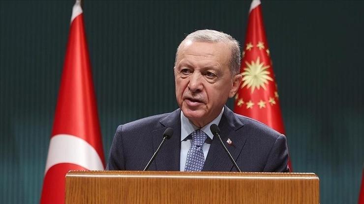 Cumhurbaşkanı Erdoğandan Azerbaycan’a Devlet Bayrak Günü tebriği