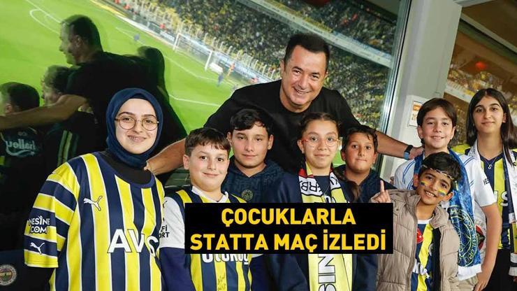 Acun Ilıcalı, çocukların hayalini gerçekleştirdi Fenerbahçe maçı izlediler