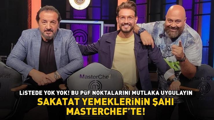 MASTERCHEFTE KONSEPT: SAKATAT YEMEKLERİ Tuzlama Çorbası, Koç Yumurtası, Arpa Şehriyeli Oğlak Başı, Ciğer Kavurma ve Kuzu Yürek Dolması