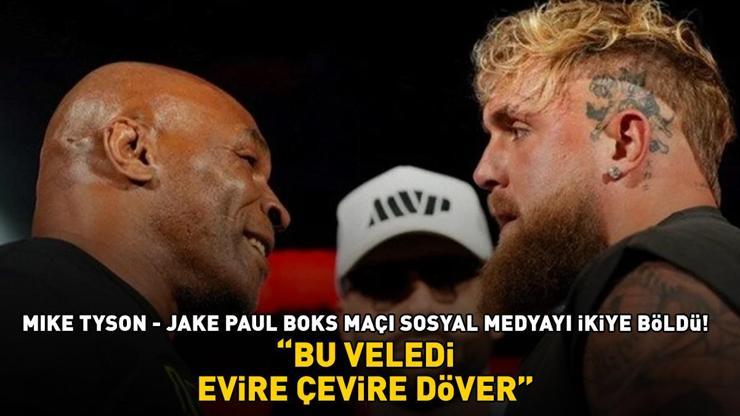 Jake Paul - Mike Tyson boks maçı yaklaşıyor Sosyal medya karıştı: BU VELEDİ EVİRE ÇEVİRE DÖVER