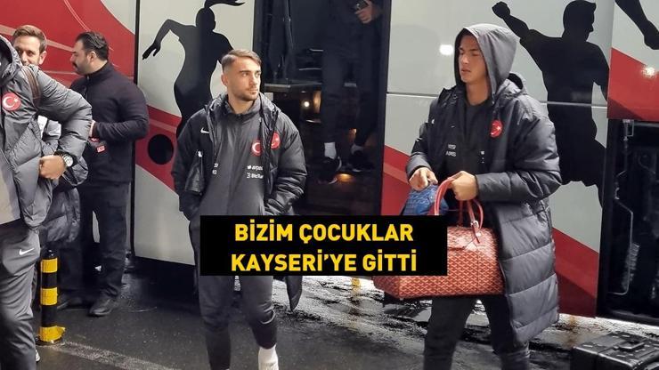 A Millî Takım, Kayseri’ye gitti