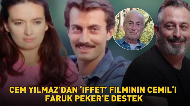 Cem Yılmazdan İffetin Cemili Faruk Pekere destek: ÇOK YAŞA