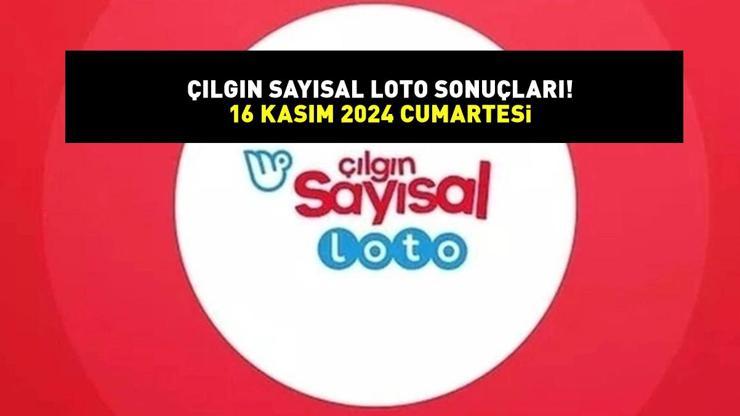 ÇILGIN SAYISAL LOTO SONUÇLARI AÇIKLANDI 16 KASIM 2024 | 361,3 milyon TL büyük ikramiyeli Çılgın Sayısal Loto sonuçları nasıl öğrenilir