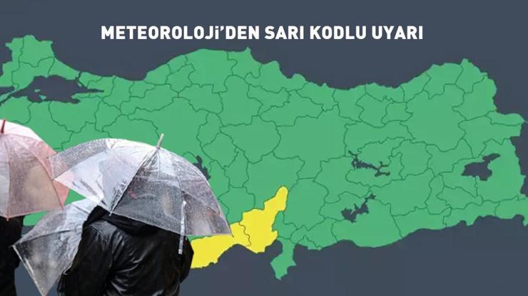 Meteorolojiden 3 ile sarı kodlu uyarı  Kar, sağanak, fırtına...