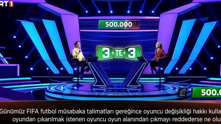 FIFA talimatları: Oyundan çıkarılmak istenen oyuncu oyun alanından çıkmayı reddederse ne olur 3te3 sorusu