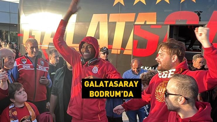 Galatasaray, Bodrum’da coşkuyla karşılandı