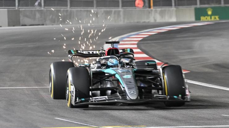 Formula 1 Las Vegas Grand Prixsinde pole pozisyonu George Russellın