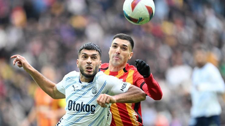 Kayserispor son 10 maçında da Fenerbahçenin bileğini bükemedi