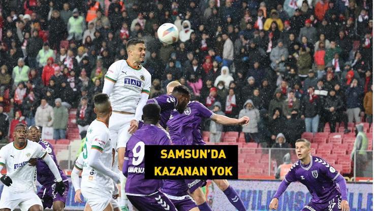 Samsunspor, Alanyaspor’la puanları paylaştı